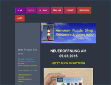 Tablet Screenshot of amrumer-puzzle-shop.de